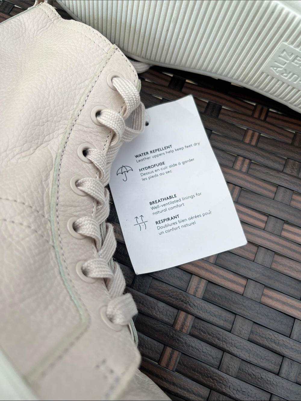 Naturalizer Morrison Leather High-Top Sneakers NWT - Picture 9 of 12